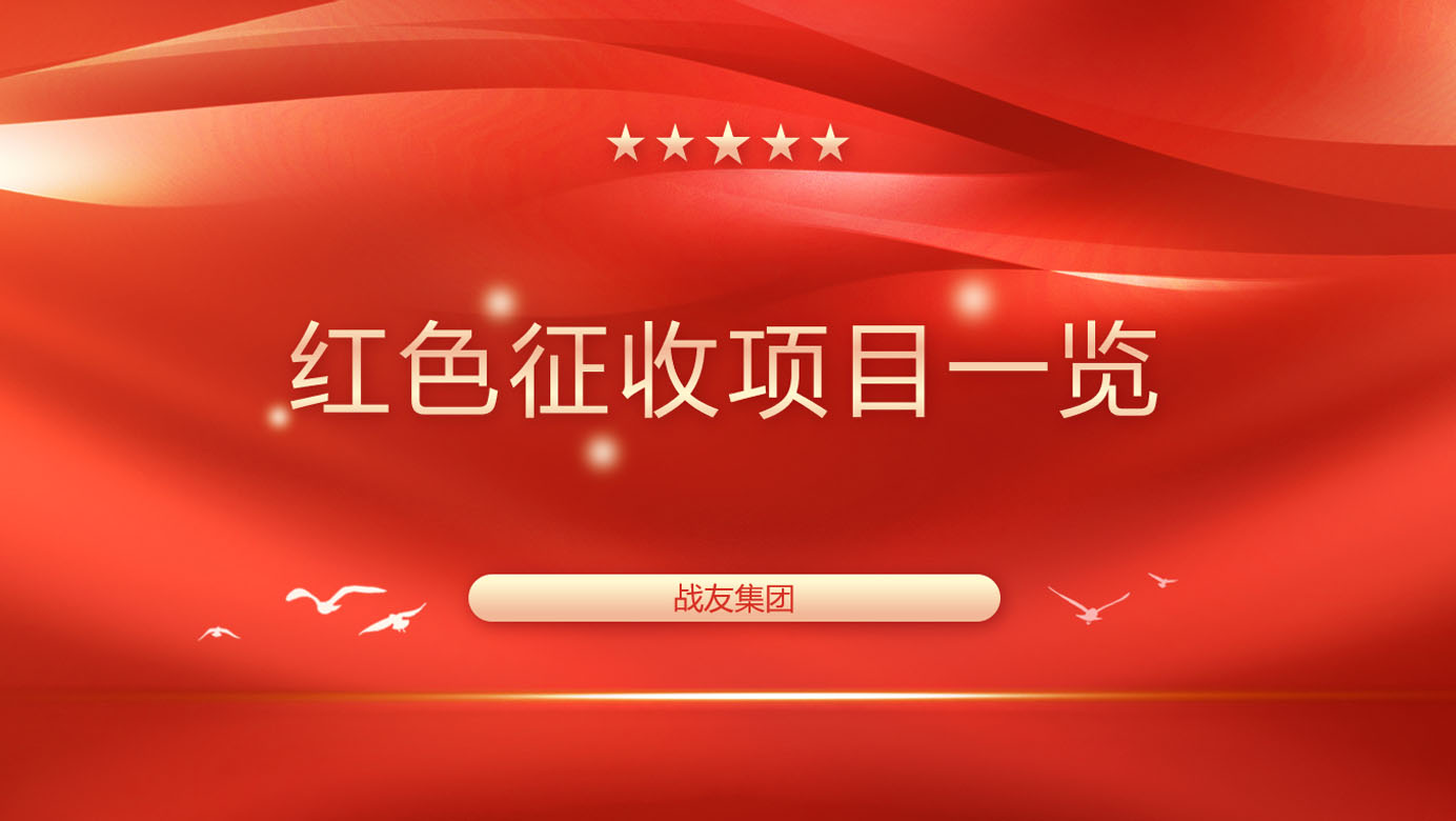 战友集团红色征收项目一览